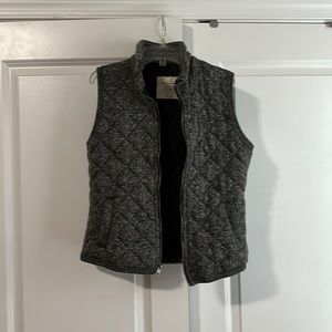 Black Quilted Vest